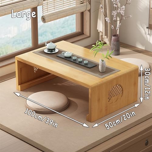 Autel de méditation zen et table basse en bambou pliable - 3