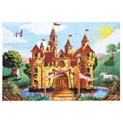 Melissa & Doug Fairy Tale Castle 48 pcs Floor Puzzle [Toys & Games] Holiday Toy