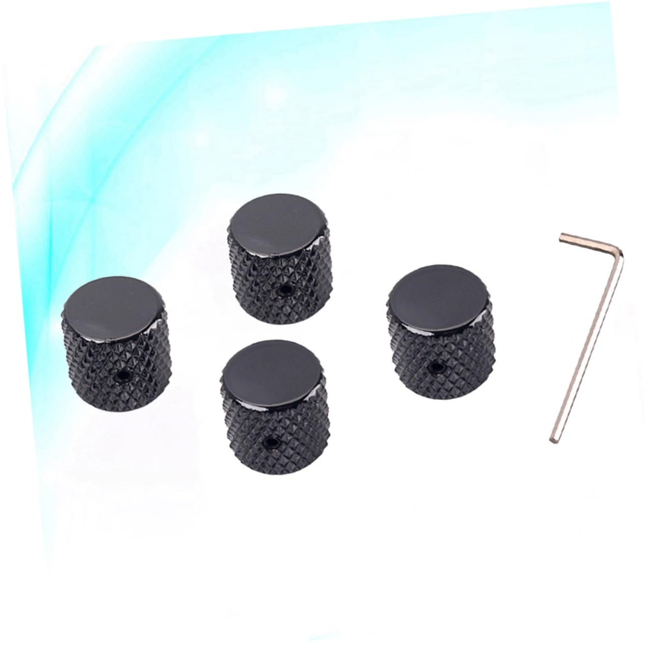 ibasenice Replace Your Old Guitar Knobs 4 Pcs Bass Guitar Accessories Volume Tone Control Knobs
