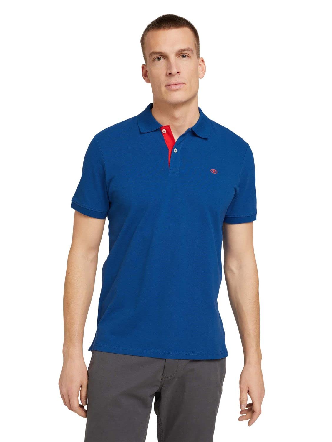 Tom Tailor Herren Piqué Poloshirt aus Baumwolle
