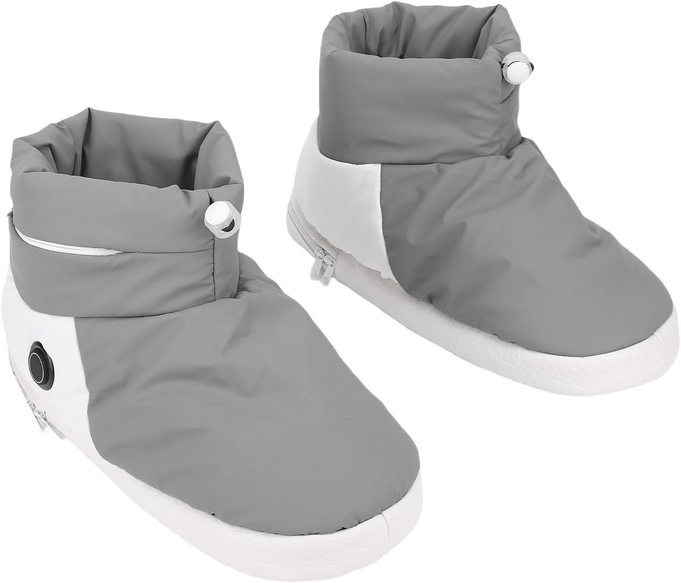 Sorandy USB Heated Boots, Rechargeable Electric Heating Shoes, Windproof Nylon Non Slip Sole with 5 Temperature Settings, Ideal for Indoor, Outdoor, Camping & Office