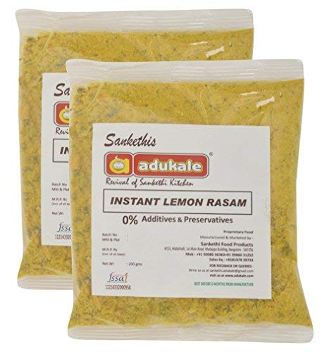 adukale Instant Lemon Rasam, 200g (Set of 2) (B076BXZS9S) Amazon Price History, Amazon Price Tracker
