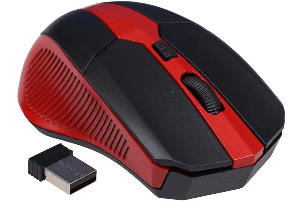 Zebion Glider Candy Wireless Mouse Black&Red, Smooth Gliding, 4G Wireless Technology, Range Upto 10 Meters, Pack of 1 (B0B5DKZN3J) Amazon Price History, Amazon Price Tracker