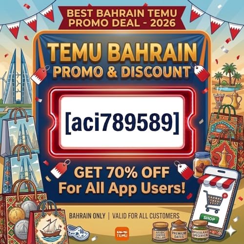 [BeST] Bahrain TemU Promo Code [{"aci789589"}] 70% off For All App Users 2026 cover art