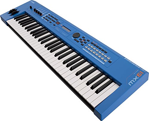 Image of Yamaha MX61 Music Production Synthesizer, Blue