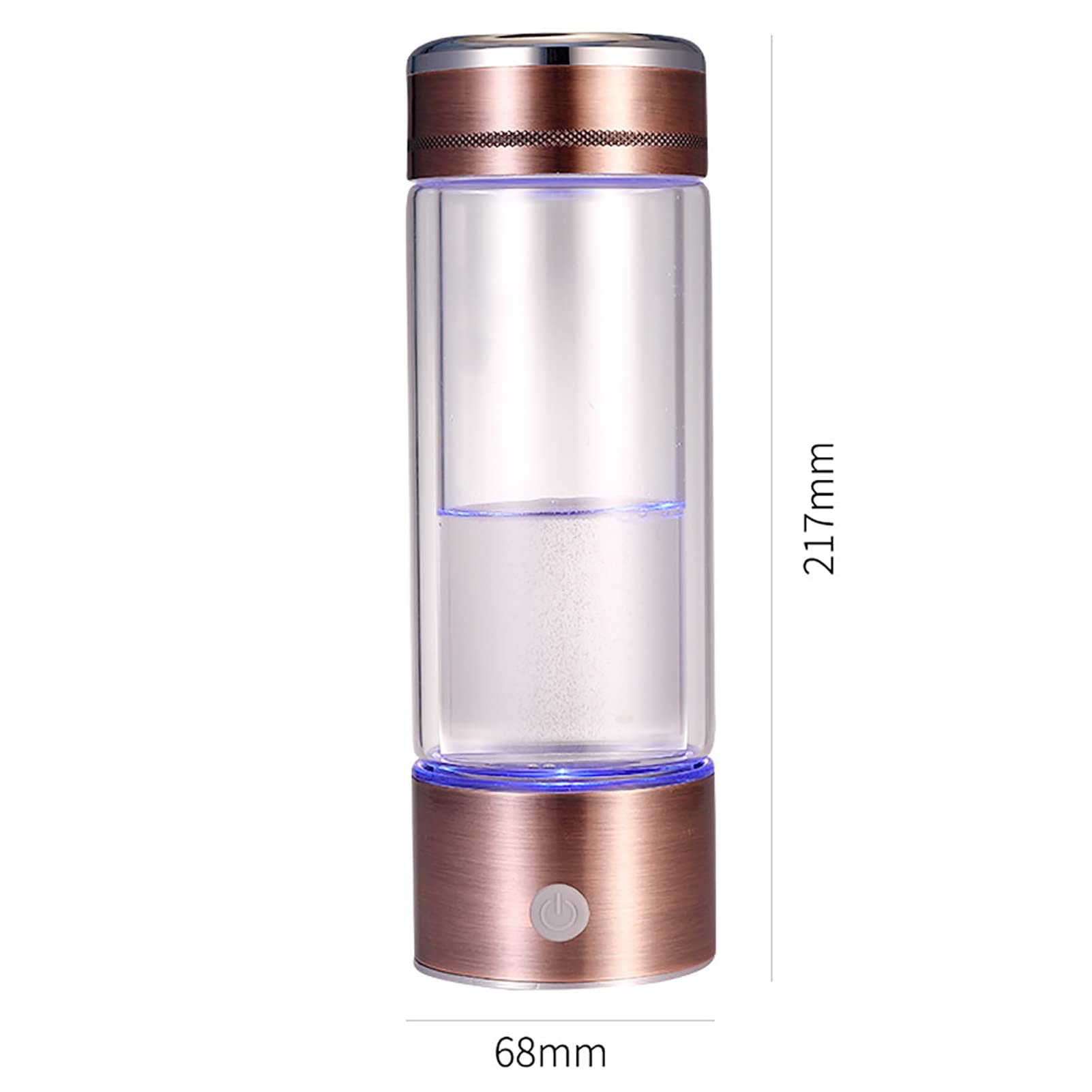 Bouteille d'eau hydrogène, générateur d'eau alcaline Riche hydrogène Portable, ioniseur, Produit Une teneur hydrogène jusqu'à 800-1200 PPB, Haute Concentration avec Adaptateur d'eau minérale pour r