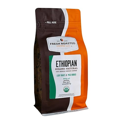 Vista 35 de Café Fresco Tostado, Orgánico Sumatra 100% Origen Único, Orgánico USDA, Kosher Tostado Medio 12 oz Grano Entero