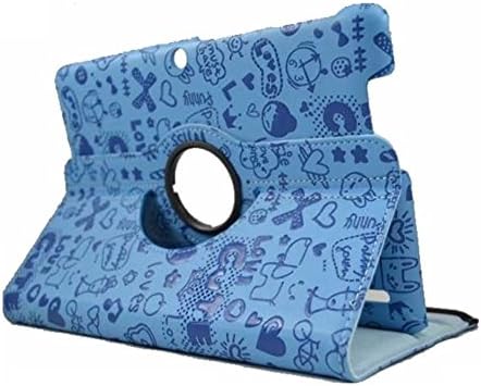 theoutlettablet Case For BQ Edison 3 Tablet 10.1 " Funda Sola Blue Drawings
