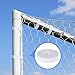Erhigher 1 Roll Goal Net Straps, Easy to Carry Waterproof Reusable Soccer Attachment Straps Soccer Net to The Goal Posts for Boys Kids Soccer Training White