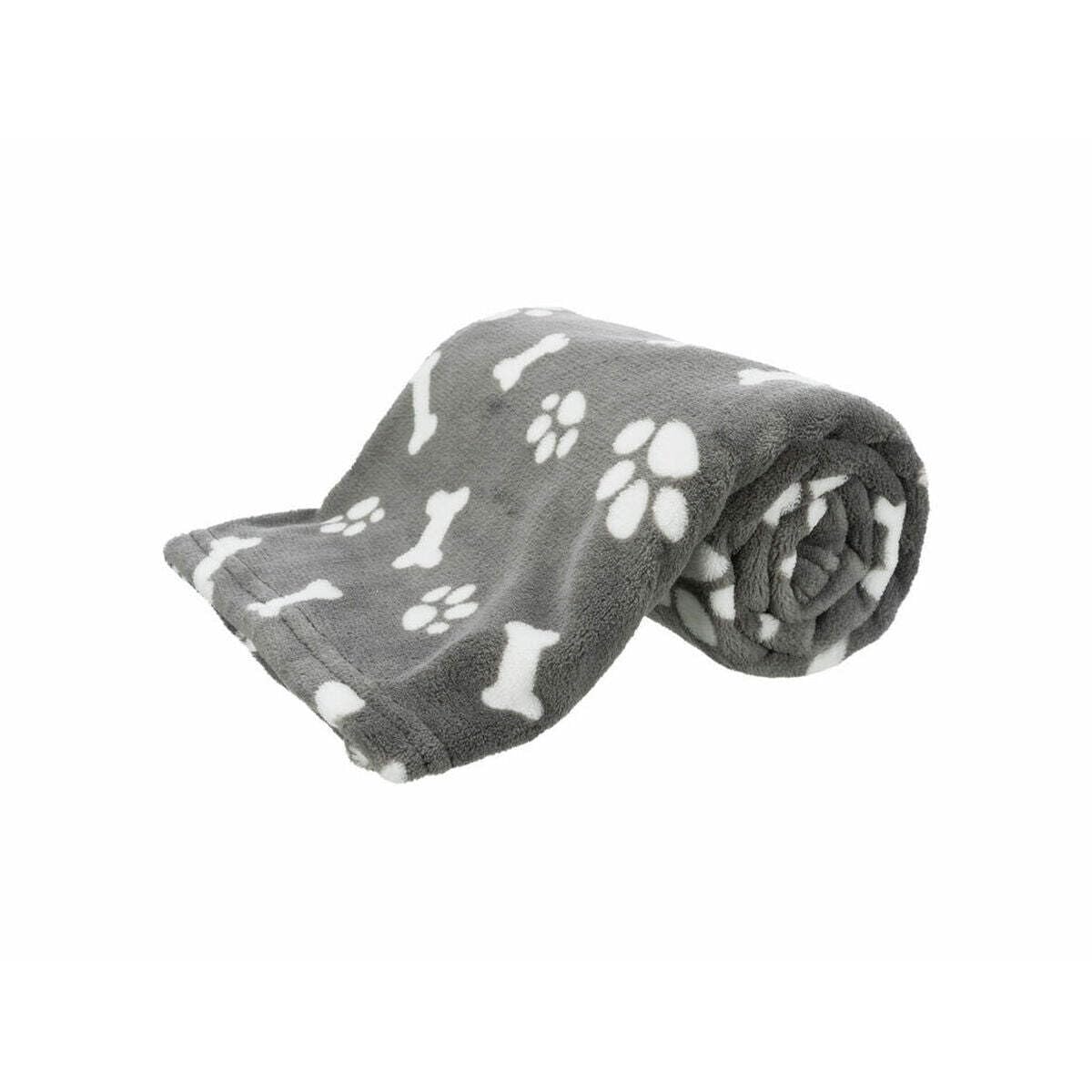 Trixie dog blanket Kenny 75 x 50 cm fleece grey