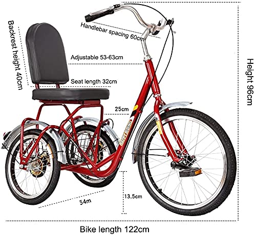 Triciclo para Adultos de 20 Pulgadas miniatura 2