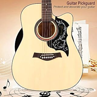Pickguard, Pickguard Auto-adhésif, pièces de Rechange pour Plaque à gratter Pickguard 2 pièces pour Guitare Folk 41… - Les Beatles, Paul McCartney, John Lennon, RIngo Starr, George Harrison Pickguard, Pickguard Auto-adhésif, pièces de Rechange pour Plaque à gratter Pickguard 2 pièces pour Guitare Folk 41… – Image 2