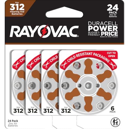Rayovac Size 312 Hearing Aid Batteries (24 Pack) by Rayovac - Image 9