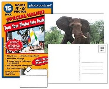 Photo Postcard 4x6 Turn Your Photos Into Post Cards (15 Pack)