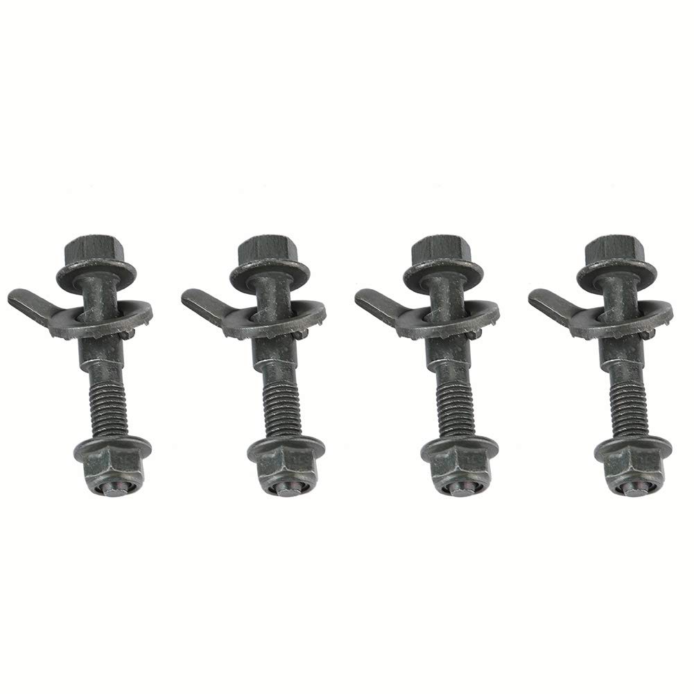 5 x pernos de leva-tornillo excentrico-Duokon Perno de leva, nuevo, vehículos de 12 mm, acero, alineación de cuatro ruedas, kit de inclinación ajustable, perno de leva