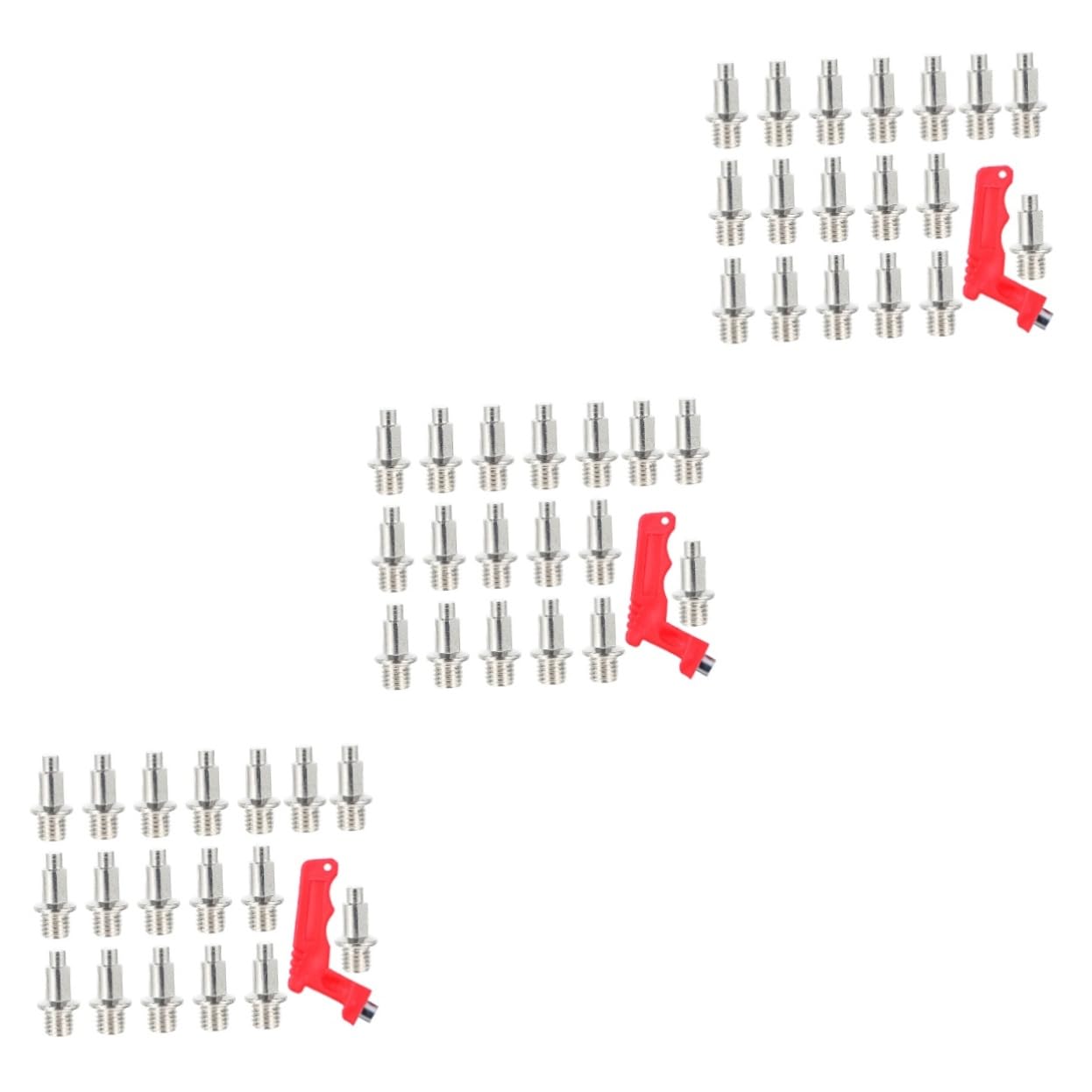 TOVINANNA 3sets Running Shoe Spikes Replaceable Spikes Tool for Jumping and Sprinting Enhanced Grip for Running Shoes for Outdoor Sports