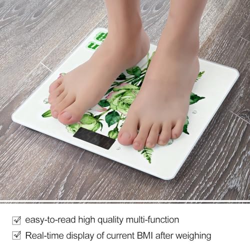 Báscula Digital de Baño Precisa y Estable Green Flora miniatura 5