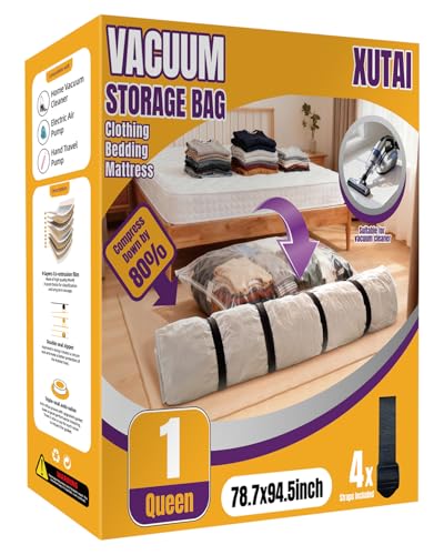 XUTAI Mattress Vacuum Bag, Vacuum Seal Storage Bag for Mattress...