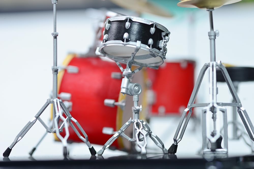 112 ドラムセット 3Dプリンタ出力未塗装キット ミニチュア 可動フィギュア ドール 楽器 3