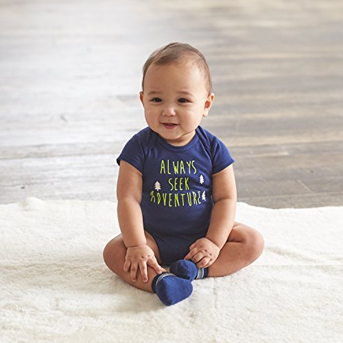 Gerber Macacões variados de manga curta para bebês meninos, pacote com 5, Porco-espinho, 0-3 Months