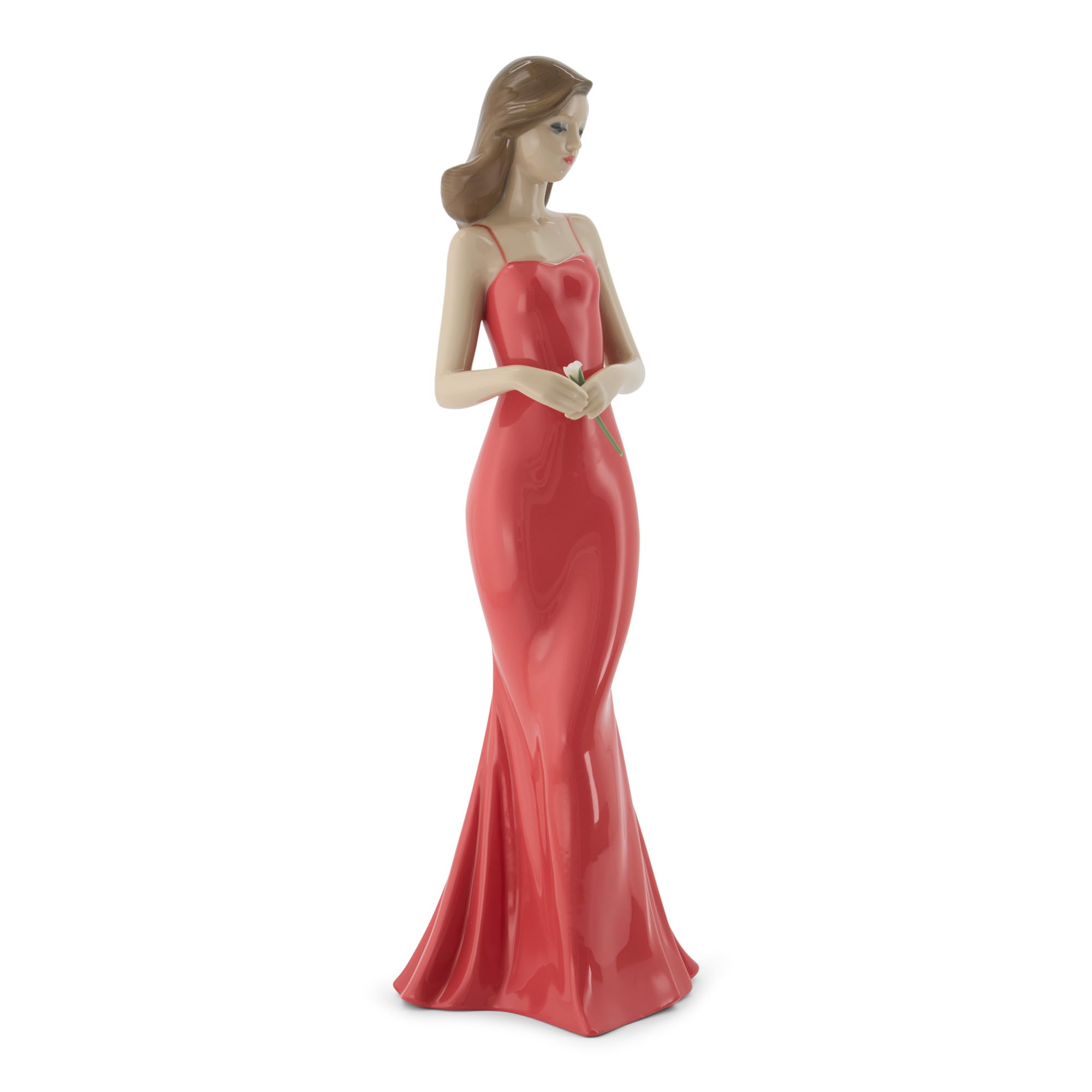 Amazon.com: NAO The Elegance of A Rose. Porcelain Woman Figure