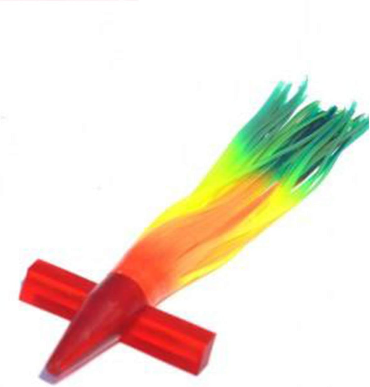 Lobo Lures 9" Soft Head Teaser Bait Bird Trolling Lure Double Skirted