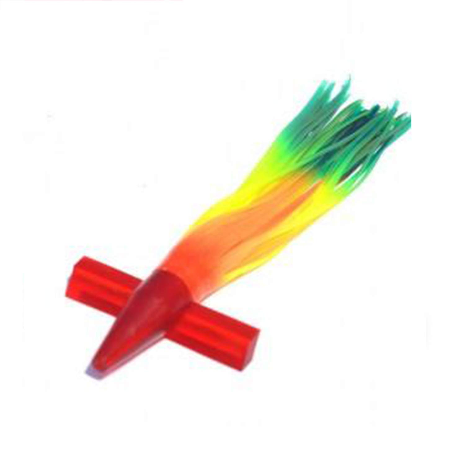 Lobo Lures9" Soft Head Teaser Bait Bird Trolling Lure Double Skirted