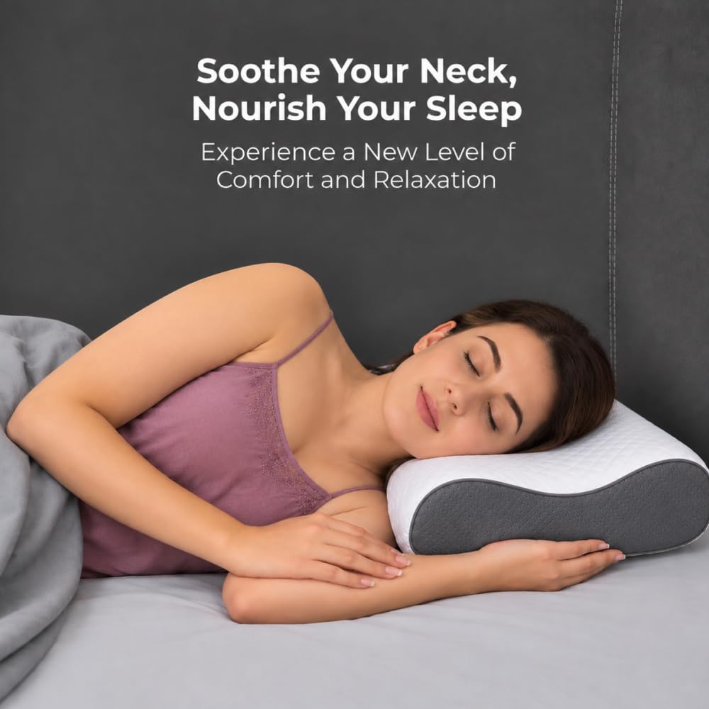 IDITRI Cervical Pillow - Neck & Spine Support -5