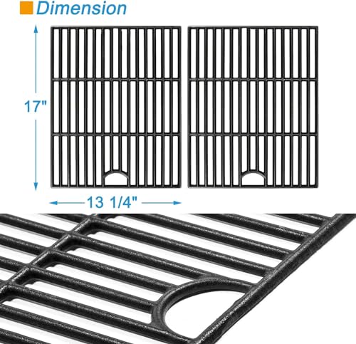 Replacement-Parts-for-Nexgrill-4-Burner-720-0830-720-0830H-720-0830A-720-0830HR-720-0830T-Cooking-Grate-Heat-Shield-and-Burner-Kit-for-Nexgrill-Replacement-Parts-4-Burner
