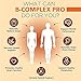 Vitamin B Complex PRO | High-Potency B Complex Vitamins with Methyl B12, Methyl Folate, and All B-Vitamins (B1, B2, B3, B5, B6, B7, B8, B9, B12) | Stress Relief & Energy Support | 90 Vegan Capsules