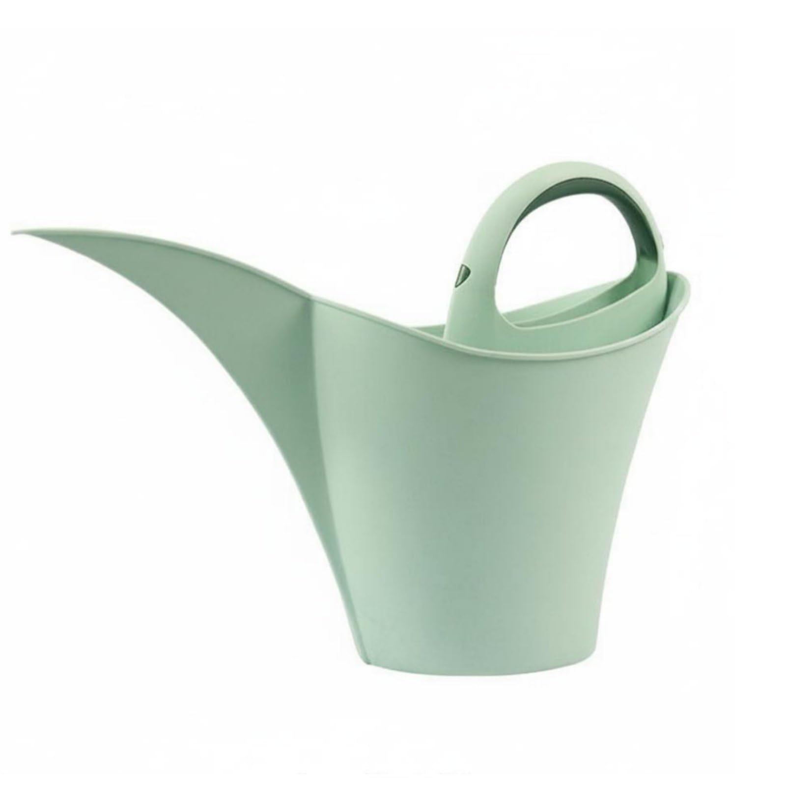 Colcolo Gardening Watering Can Easy Carry Watering Jug Narrow Spout Plant Waterer Versatile Polypropylene Resin Construction Suitable for Home Office Garden, Green