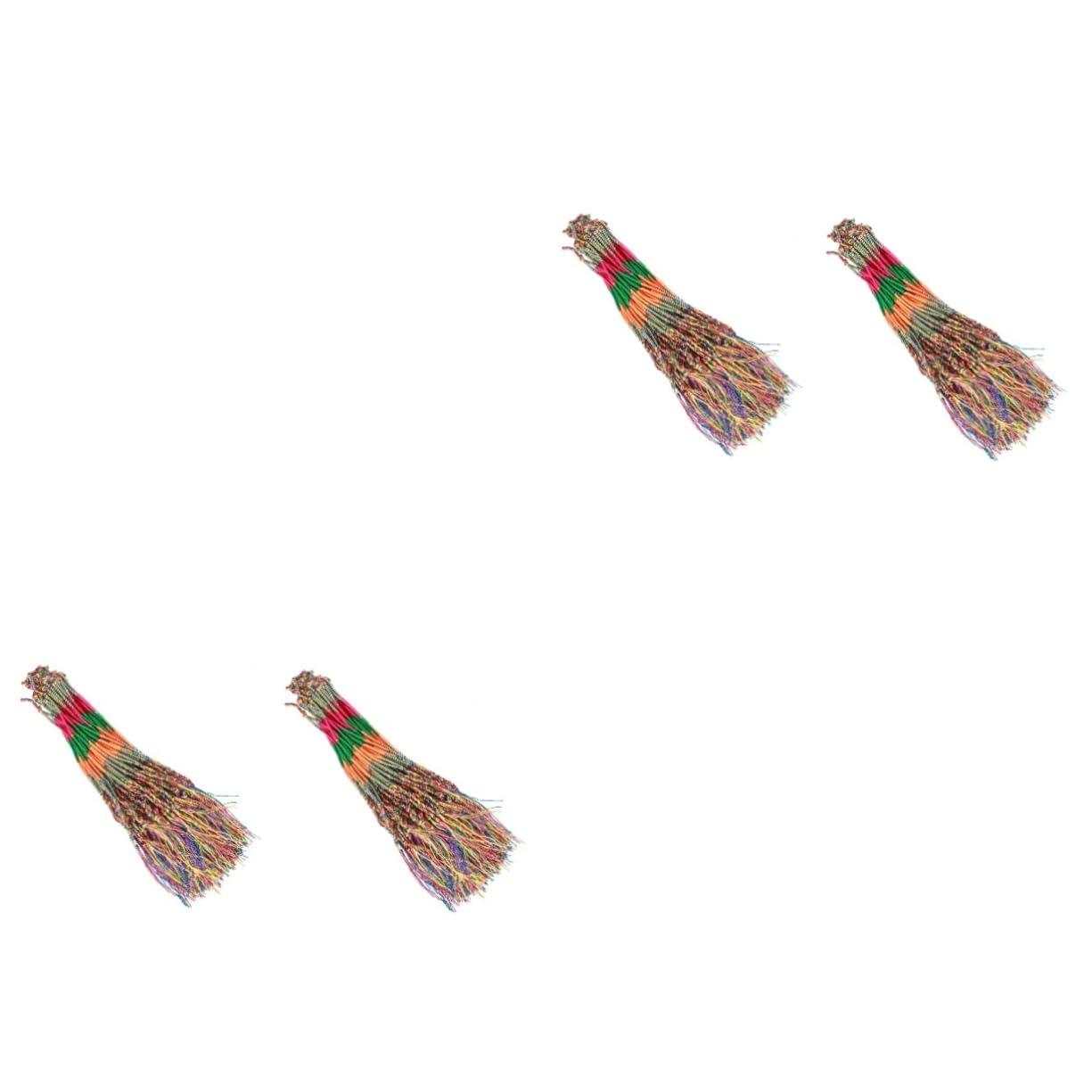 Toyvian 200 Piezas Trenzadas Azar Hechas a Mano Y Estilo Tobillo Pulseras Surtidas para Hilo Amistad Color