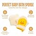 Bath Sponge Gift for Babies or Toddlers | Shower & Bathtime Sponge, Scrub, Loofah | All Natural and Gentle Exfoliation - Pediatrician Approved