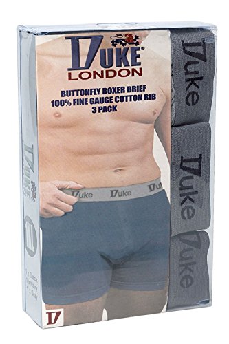 Duke London Mens 3 Pack Cotton Boxer Shorts3
