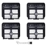 Jegehoyo Lot de 4 filtres HEPA pour Dreame H12 Pro/H12 Pro FlexReach/H12 Dual/H12 Pro Ultra/H13 Pro/H15 Pro/H15 Pro Heat/H15 Mix/Mova M10 Aspirateur Eau et poussière