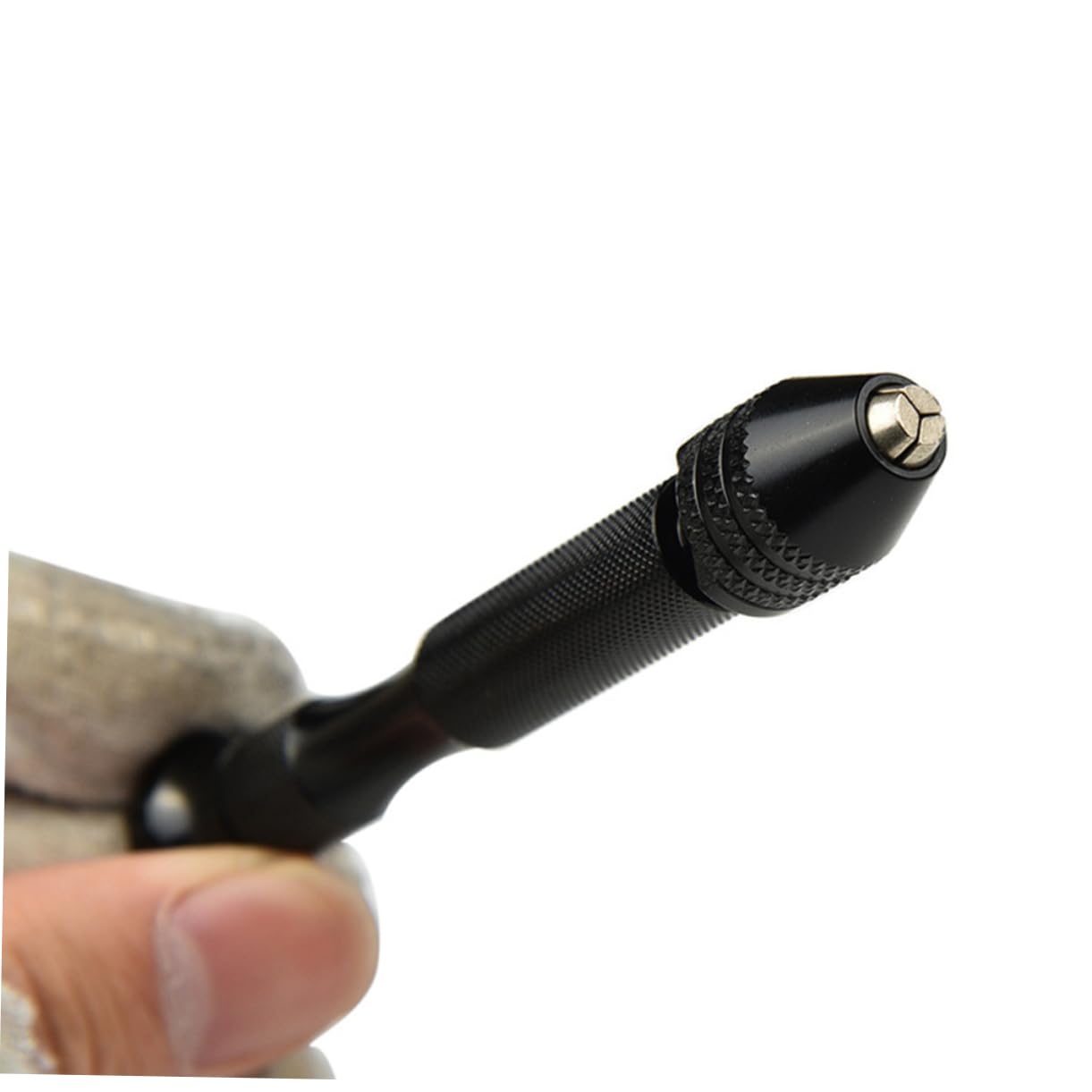 LIFKOME Black Mini Hand Drill Pin Vise Precision Drill Bits for Jewelry Making Hobby Projects