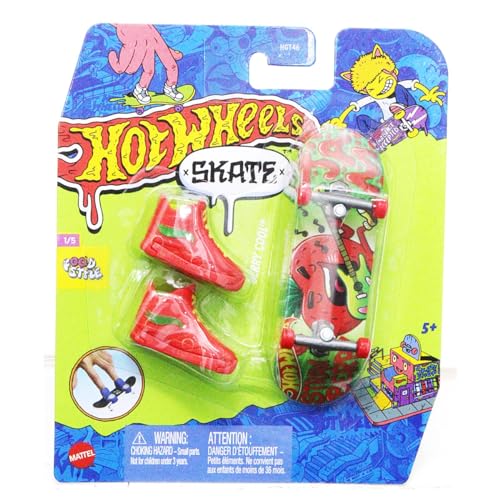 Hot Wheels Skate Food Style 1/5 Berry Cool Skate Fingerboard Juguetes para niños - HVJ80 | A Partir de 5 años