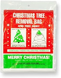 Christmas Tree Removal Bag - Disposable Tree Bag fits up to 7 Ft Tree