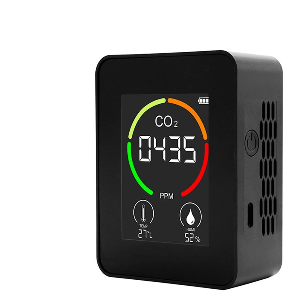 JSEIAJB Air Monitor Carbon Dioxide Detector Greenhouse Warehouse Air Quality Temperature Humidity Monitor Fast Measurement Meter(E)-image-45