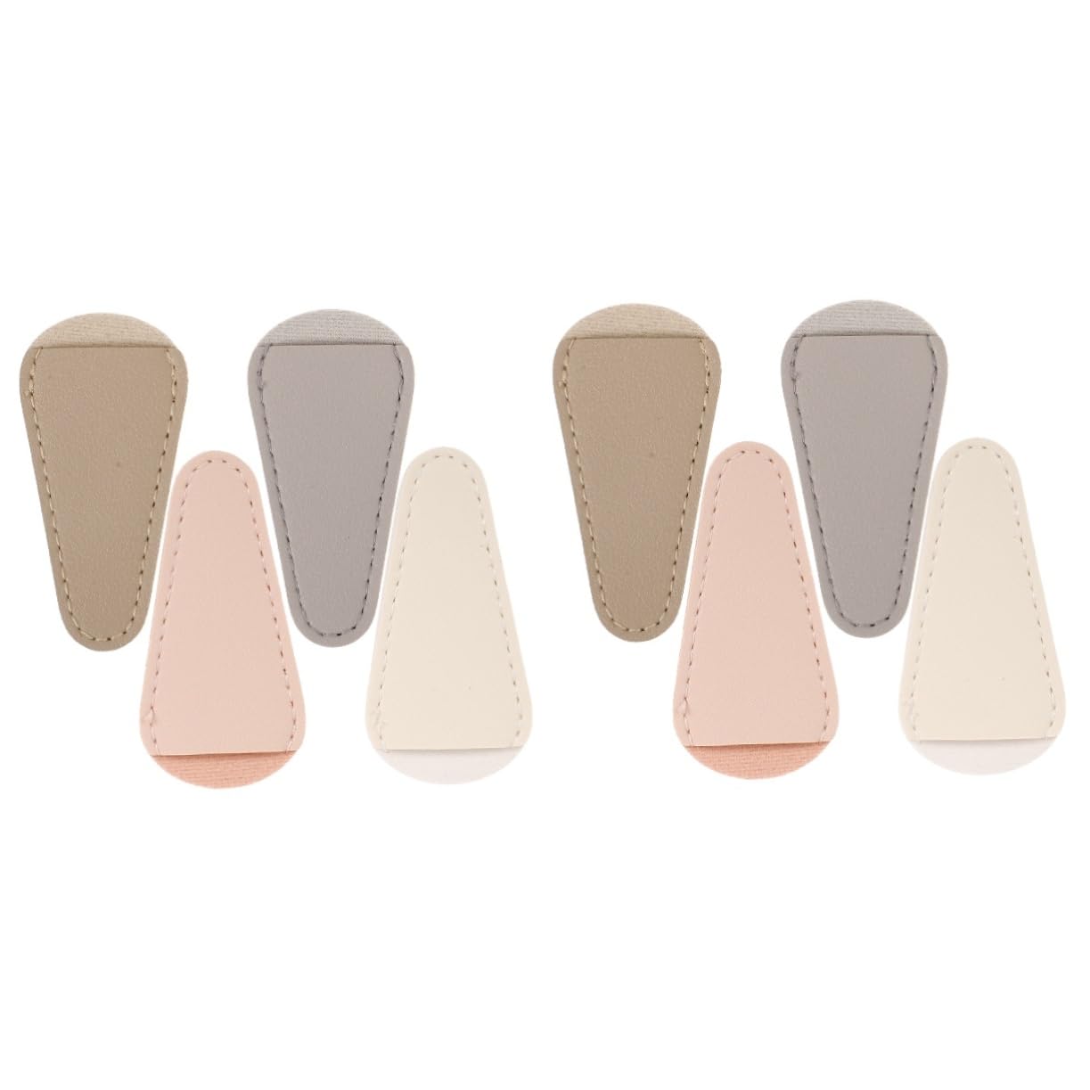 Mikinona 2sets Protective Cuticle Scissor Covers Nail Scissors Cover Cuticle Nipper Protector Tweezers Cap for Decorative Tool 4pcs*2