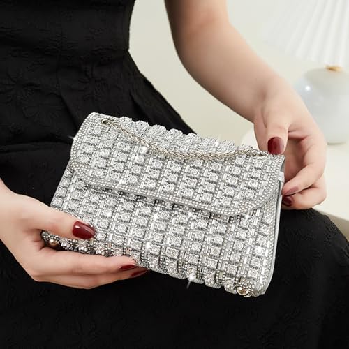 Pochette à strass étincelante anti-perte pour smartphone - 7