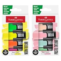 Faber-Castell Textmarker (3 Textmarker + Nachfüller, grün Faber-Castell Textmarker (3 Textmarker + Nachfüller, grün
