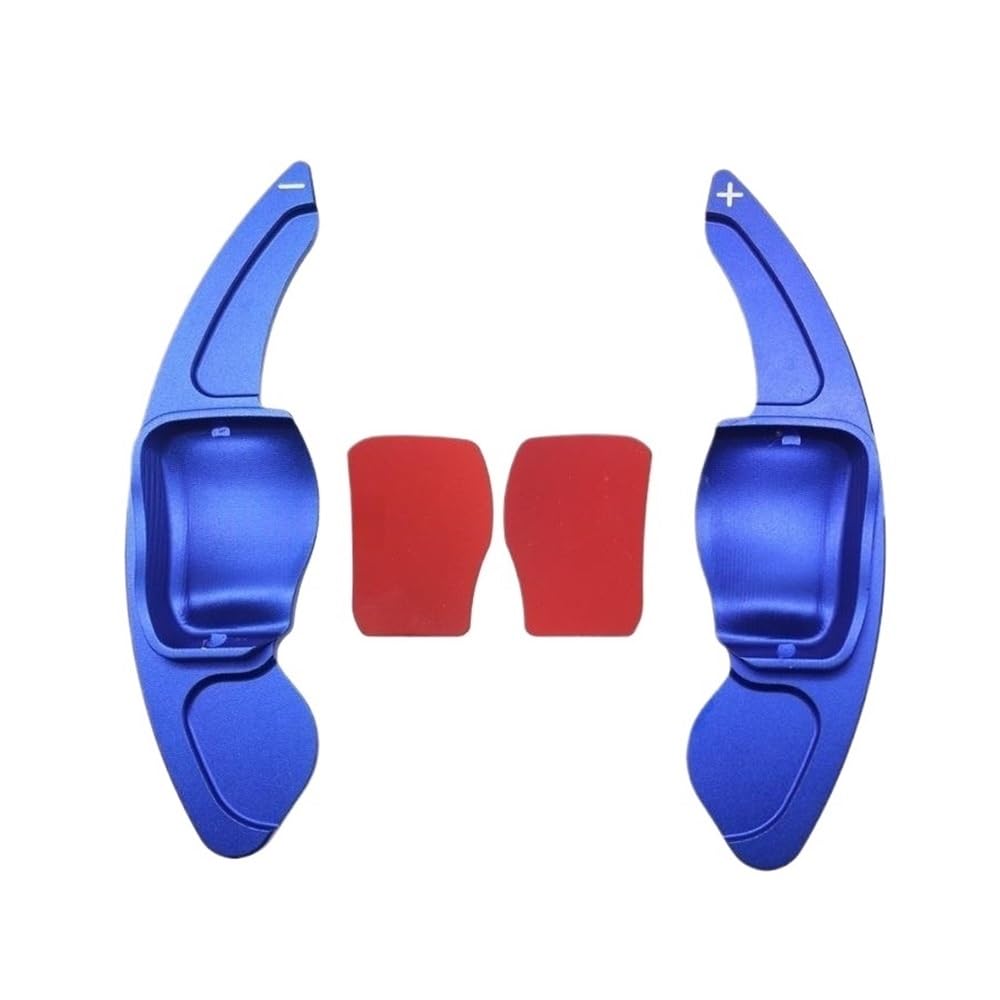 Lace2t Blue Car Shift Paddles Car Steering Wheel Paddle Shifters Extension Aluminum Alloy For Golf 6 Mk5 Mk6 Gti R20 R36 6R Cc For Scirocco