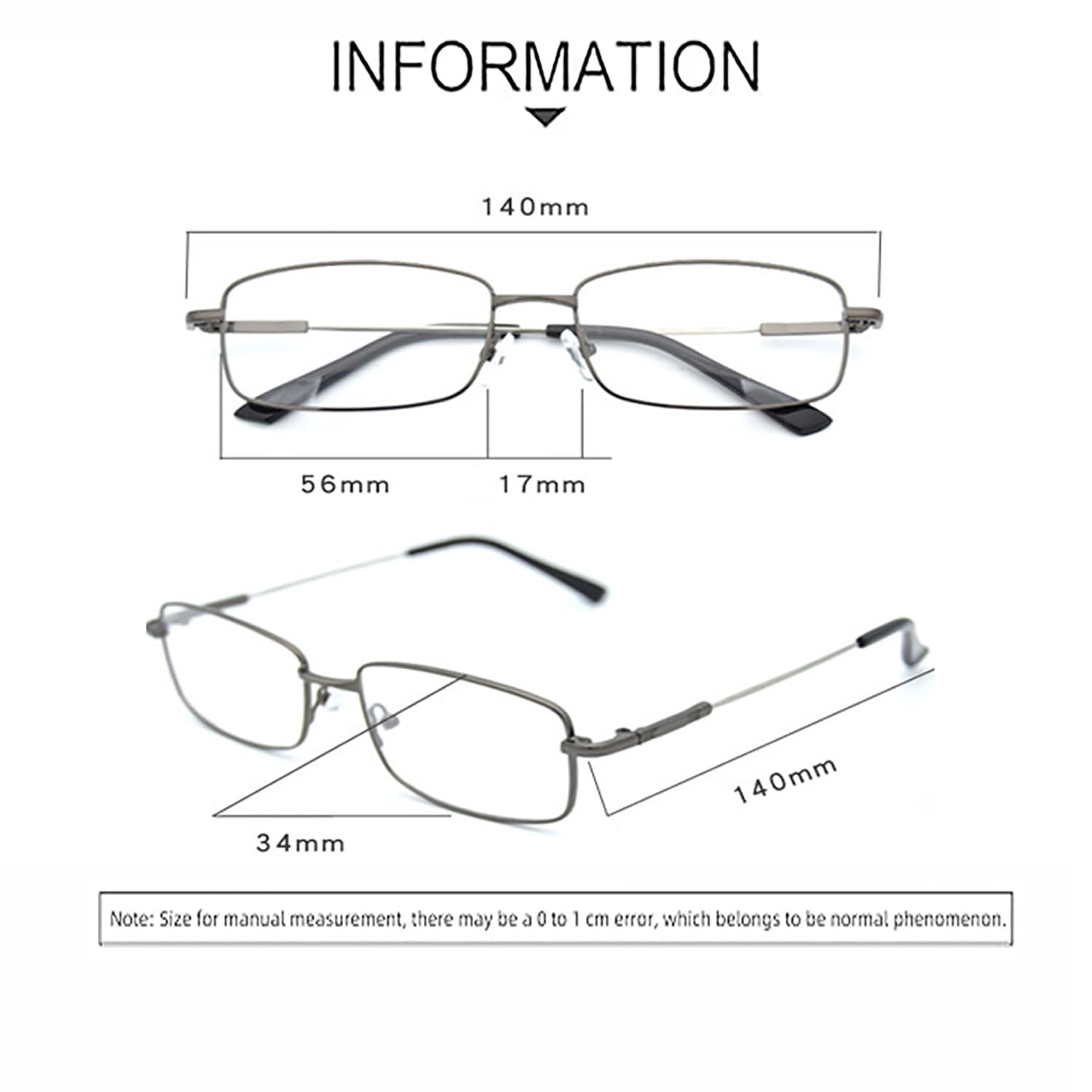 Photochrome Lesebrille, Computerbrille aus Titanlegierung mit Blaulichtfilter, Gleitsichtbrille für Damen Herren
