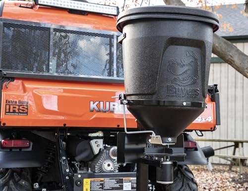 Buyers Products UTVS16 UTV Broadcast Spreader For Salt, Grass Seed, Fertilizer, Deer Feeder Seed and More, 150 lb. Capacity with Lid, UTV All Season Spreader - Image 4