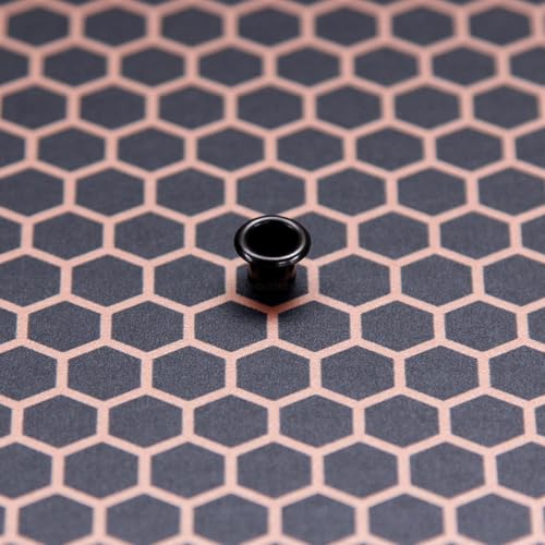 Image of KYDEX Thermoform Sheet - (Honeycomb Camo) - (Liquid Metal) - (Copper /Black - Reversed) - (8in x 12in) - (1 Sheet) - (for Holster Making, Cosplay, Hobby) - (USA Made)
