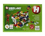 grenzenloser Bauspaß Hubelino 420312 Kugelbahn Grundplatte 560 Noppen Grün, kompatibel