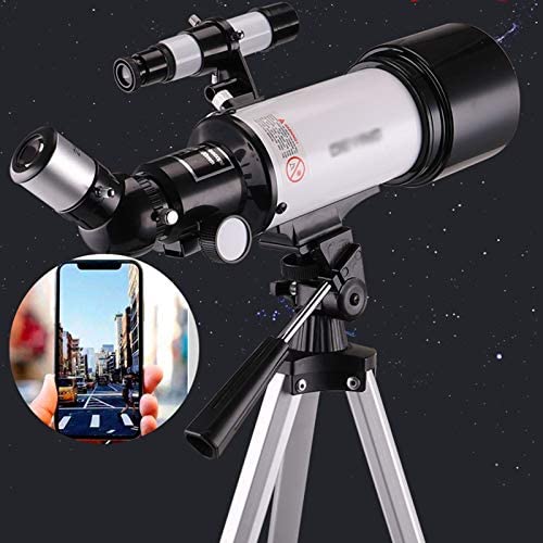 Astronomiczny teleskop refraktorowy, przenośny teleskop podróżny z torbą do noszenia i regulowanym statywem, optyka w pełni powlekana wielowarstwowo, dla początkujących dzieci