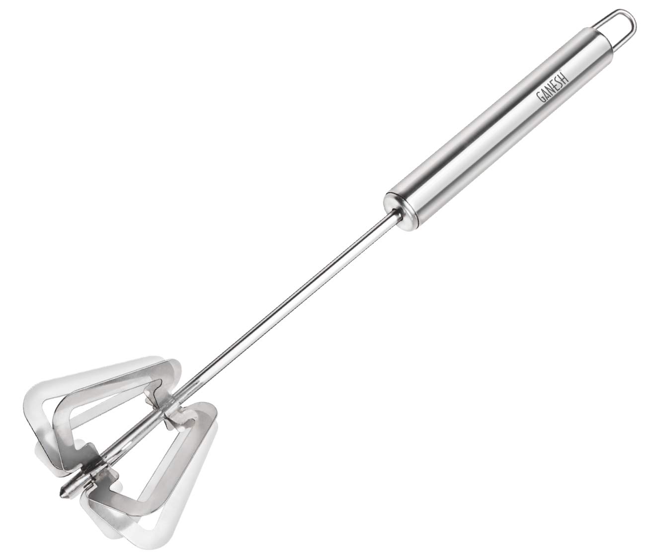 Ganesh Stainless Steel Mixi/Beater Multipurpose Mixer Blender for Lassi Chhas, Egg Beater, Hand Blender