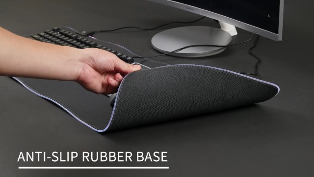 RGB Gaming Mouse Pad - XXL Extended 14 LED Mouse Pad, Anti-Slip Rubber Base, Computer Keyboard